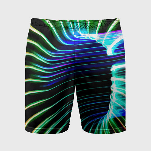 Мужские спортивные шорты Portal Fashion pattern Neon / 3D-принт – фото 1