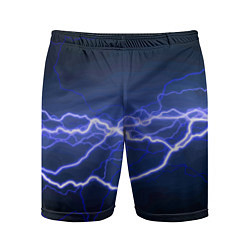 Шорты спортивные мужские Lightning Fashion 2025 Neon, цвет: 3D-принт