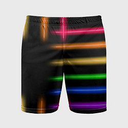 Мужские спортивные шорты Неоновое свечение Minimalism Neon