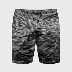 Мужские спортивные шорты Мятая сетчатая ткань Crumpled Mesh Fabric