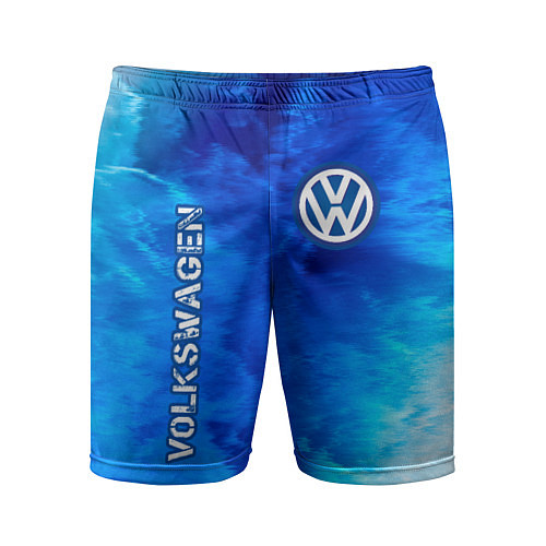 Мужские спортивные шорты VOLKSWAGEN Volkswagen Пламя / 3D-принт – фото 1