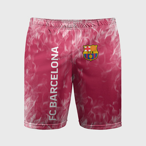 Мужские спортивные шорты Barcelona Пламя / 3D-принт – фото 1