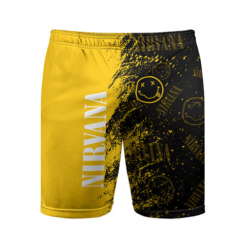 Мужские спортивные шорты Nirvana Паттерн / 3D-принт – фото 1