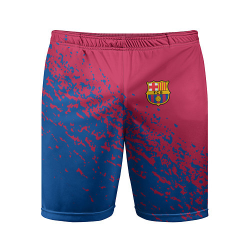 Мужские спортивные шорты Barcelona маленькое лого / 3D-принт – фото 1