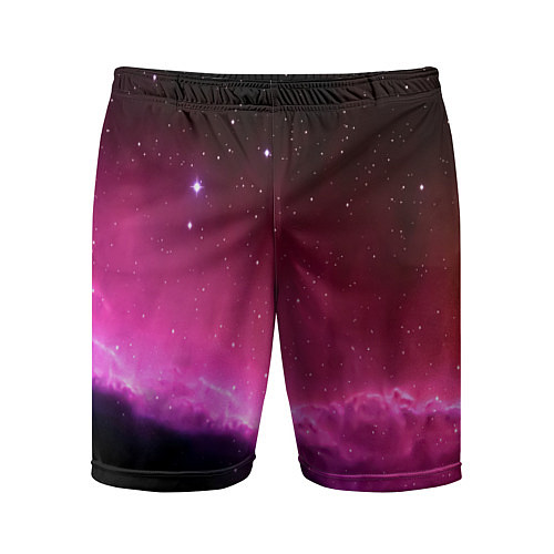 Мужские спортивные шорты Night Nebula / 3D-принт – фото 1