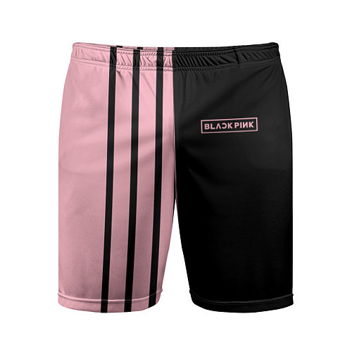 Мужские спортивные шорты BLACKPINK HALF BLACK-PINK MINI LOGO / 3D-принт – фото 1