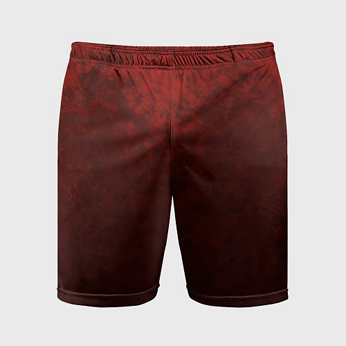 Мужские спортивные шорты Мраморный красно-черный градиент / 3D-принт – фото 1
