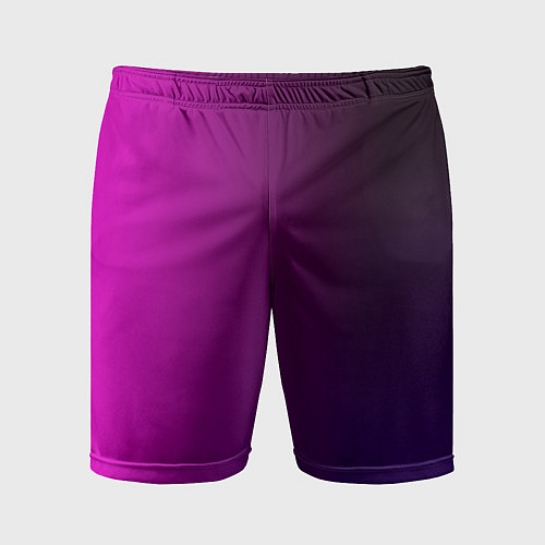 Мужские спортивные шорты VIOLET gradient / 3D-принт – фото 1