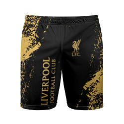 Шорты спортивные мужские Liverpool гранж, цвет: 3D-принт