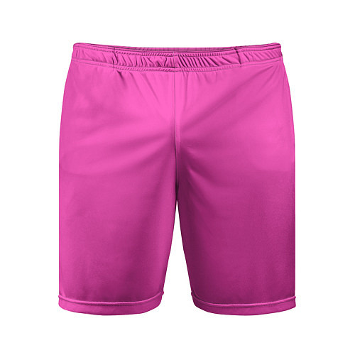 Мужские спортивные шорты Яркий розовый из фильма Барби / 3D-принт – фото 1