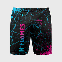 Мужские спортивные шорты In Flames Neon Gradient