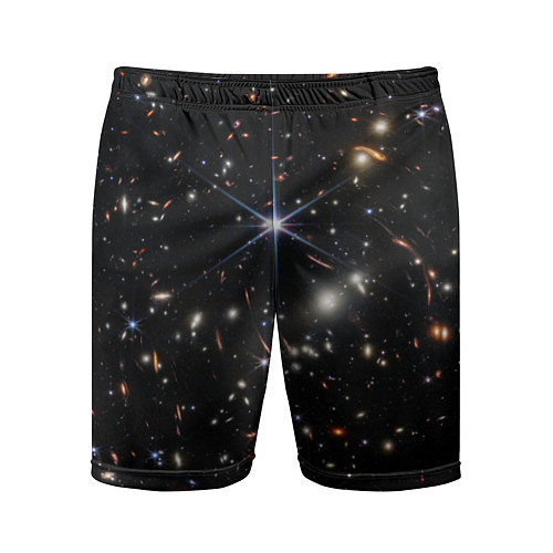 Мужские спортивные шорты Новое изображение ранней вселенной от Джеймса Уэбб / 3D-принт – фото 1