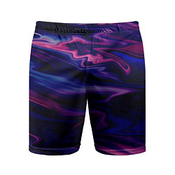 Мужские спортивные шорты Фиолетово-розовый абстрактный узор