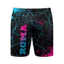 Шорты спортивные мужские Roma - neon gradient, цвет: 3D-принт