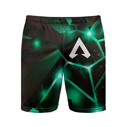 Мужские спортивные шорты Apex Legends разлом плит / 3D-принт – фото 1