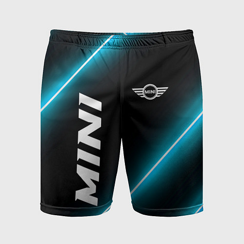 Мужские спортивные шорты Mini неоновые лампы / 3D-принт – фото 1