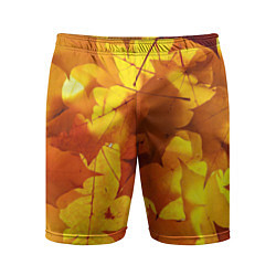 Мужские спортивные шорты Осенние золотые листья