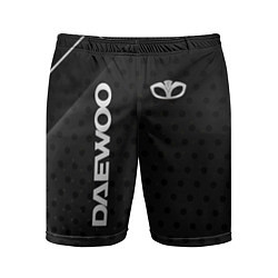 Шорты спортивные мужские Daewoo Карбон, цвет: 3D-принт