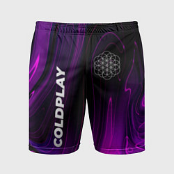 Мужские спортивные шорты Coldplay violet plasma