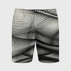 Шорты спортивные мужские Переплетение сетей, цвет: 3D-принт