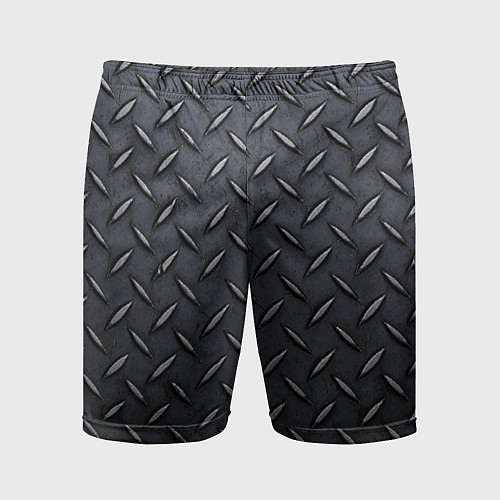 Мужские спортивные шорты Рифленая сталь / 3D-принт – фото 1