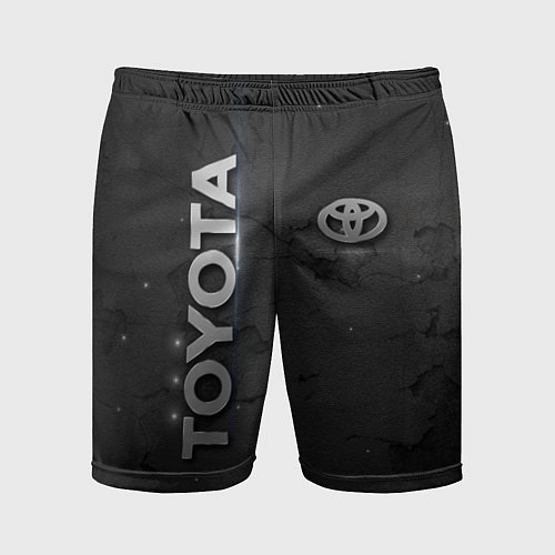 Мужские спортивные шорты Toyota cracks / 3D-принт – фото 1
