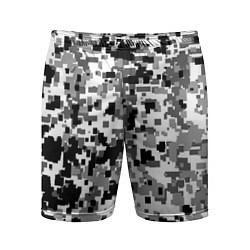 Мужские спортивные шорты Городской пиксель камуфляж