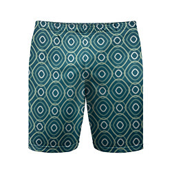 Мужские спортивные шорты Светло-зелёная текстура