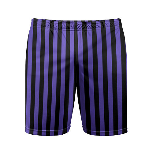 Мужские спортивные шорты Школьники Невермор: фиолетовая форма / 3D-принт – фото 1