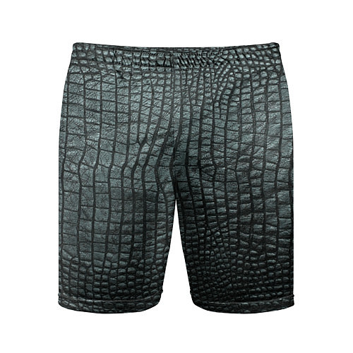 Мужские спортивные шорты Кожа крокодила - fashion / 3D-принт – фото 1