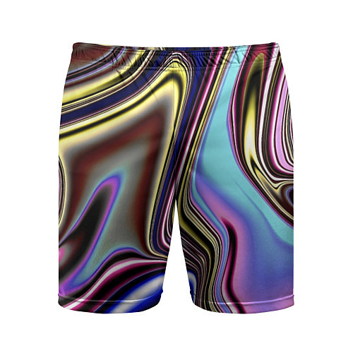 Мужские спортивные шорты Блестящая ткань / 3D-принт – фото 1
