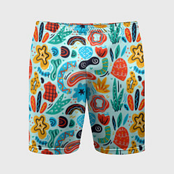 Мужские спортивные шорты Colorful patterns