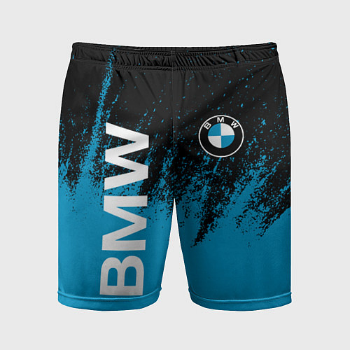 Мужские спортивные шорты Bmw голубые брызги / 3D-принт – фото 1