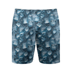 Мужские спортивные шорты Сочная текстура из ледяных кубиков