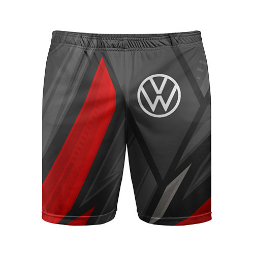 Мужские спортивные шорты Volkswagen sports racing / 3D-принт – фото 1