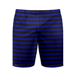 Мужские спортивные шорты Черно-синие полосы
