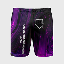 Шорты спортивные мужские The Neighbourhood violet plasma, цвет: 3D-принт