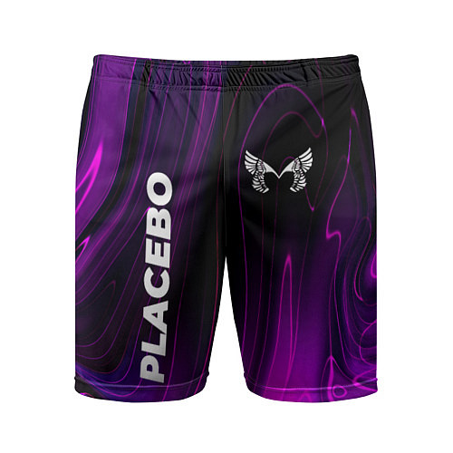 Мужские спортивные шорты Placebo violet plasma / 3D-принт – фото 1