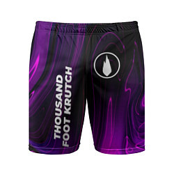 Мужские спортивные шорты Thousand Foot Krutch violet plasma