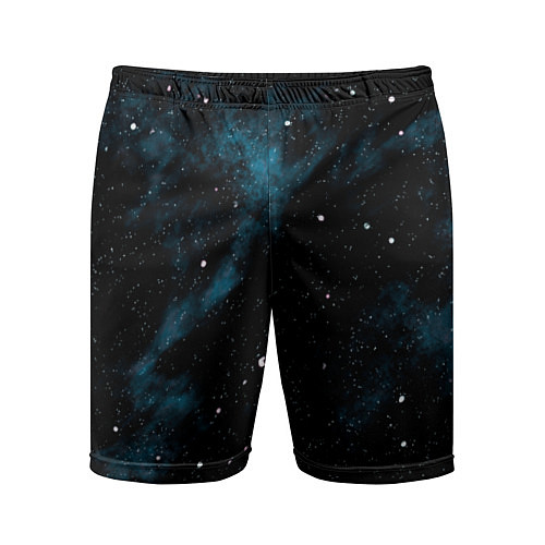 Мужские спортивные шорты Мрачная галактика / 3D-принт – фото 1