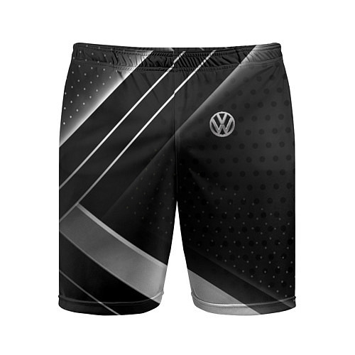 Мужские спортивные шорты Volkswagen sign / 3D-принт – фото 1