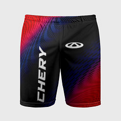 Мужские спортивные шорты Chery красный карбон