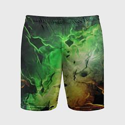 Мужские спортивные шорты Зеленый взрыв