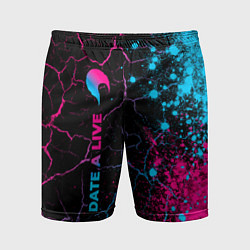 Мужские спортивные шорты Date A Live - neon gradient: по-вертикали