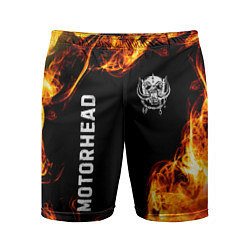 Мужские спортивные шорты Motorhead и пылающий огонь