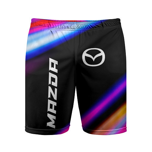Мужские спортивные шорты Mazda speed lights / 3D-принт – фото 1