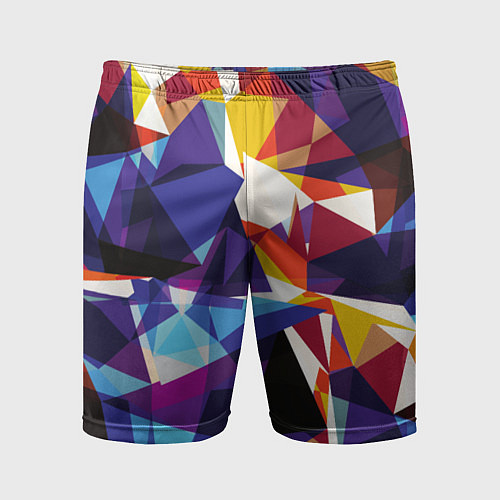 Мужские спортивные шорты Мозаичный узор / 3D-принт – фото 1
