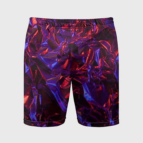 Мужские спортивные шорты Текстура кристалла / 3D-принт – фото 1