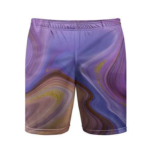 Мужские спортивные шорты Violet fantasy / 3D-принт – фото 1