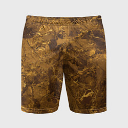 Мужские спортивные шорты Текстура золота